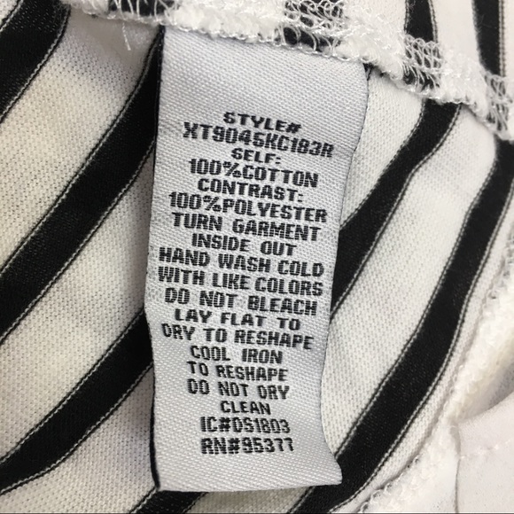 NEW Sanctuary Mixed Media Striped Tee Size Small - Picture 12 of 12